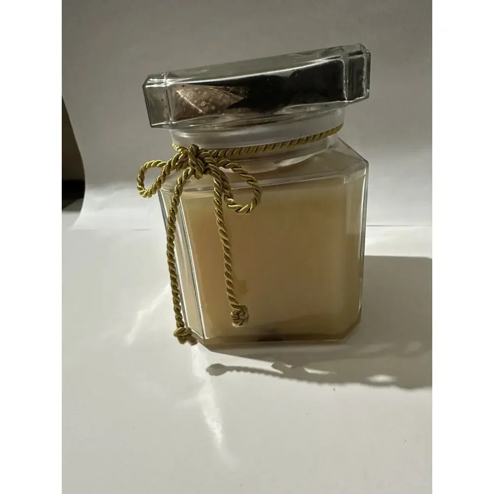Colonial Candle Of Cape Cod Spiced Fruit Pillar Candle In Jar Potpourri Lid RARE